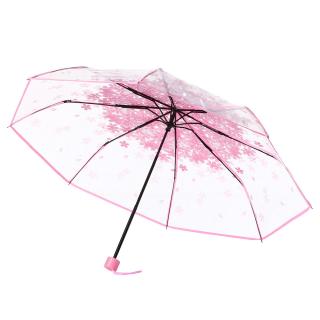 Transparent Umbrellas For Protect Against Wind And Rain Clear Sakura 3_1